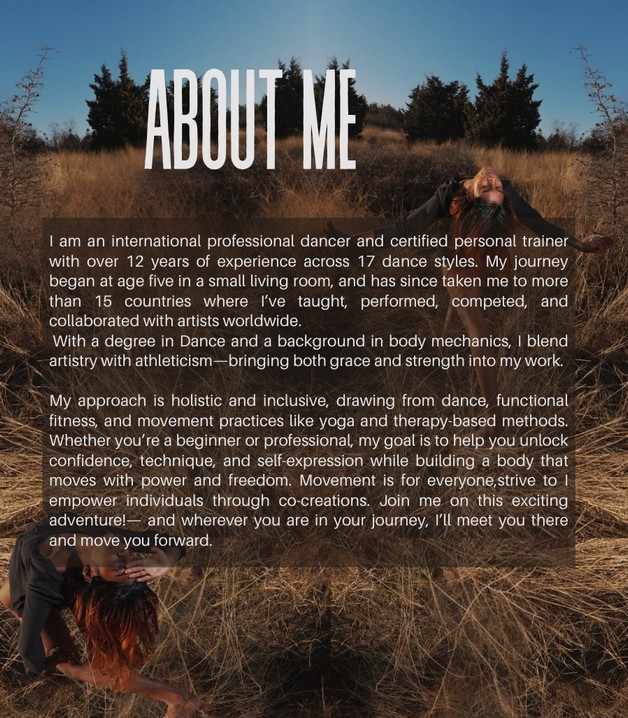 Priscilla — dancer, teacher, and personal trainer